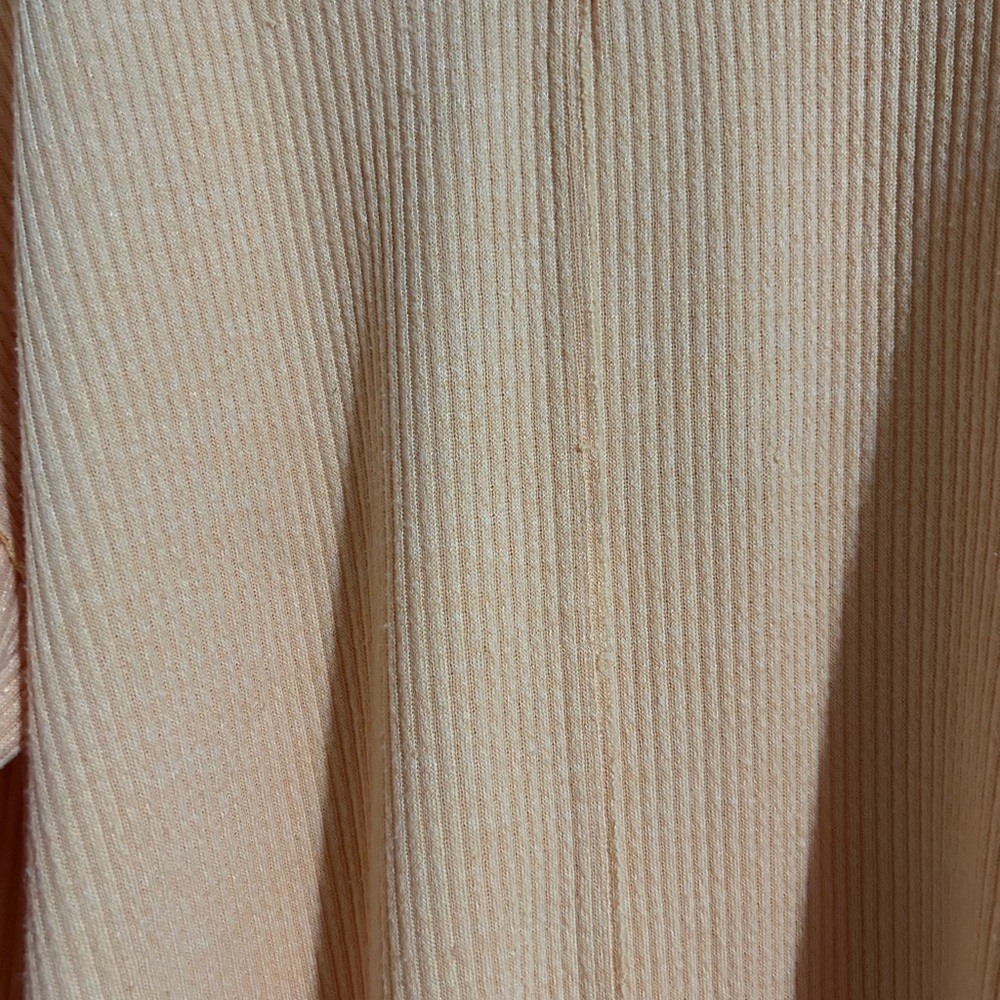 V-Neck Ribbed Sweater - Orange - Picture 2 of 3
